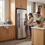 Refrigerador Top Mount de 9 Pie³ con Dispensador de Agua Color Gris