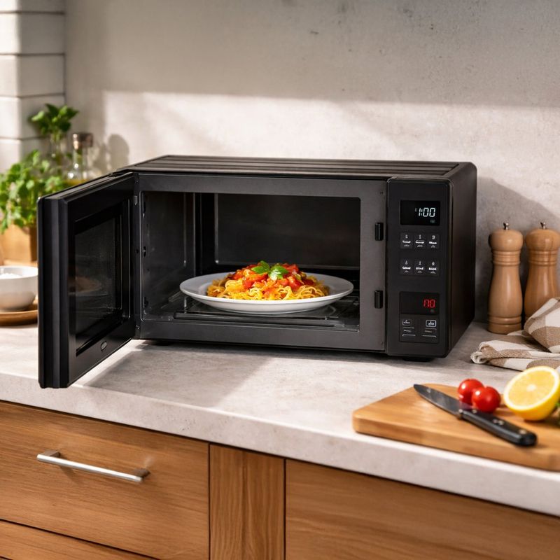 Microondas NeoChef Smart Inverter de 1.5 Pie³ con EasyClean Color Negro