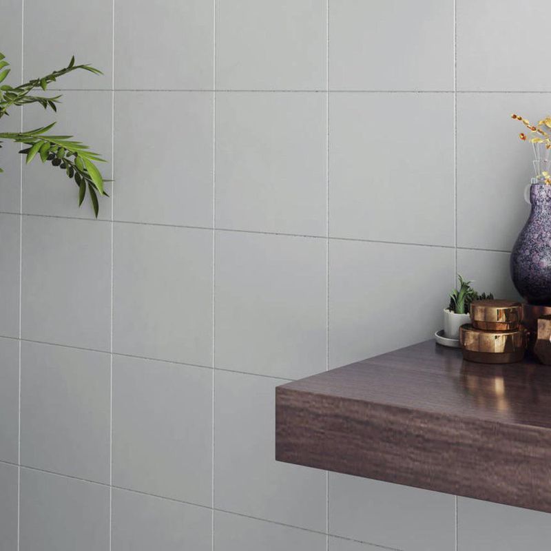 Muro Cerámico Nápoli Acabado Brillante de 20 x 20 cm Color Blanco