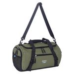 Maletín Deportivo Molvu Entreno Pequeño para Gimnasio y Viaje Color Verde