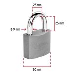 Candado de Hierro Hermex 50 mm con Llave