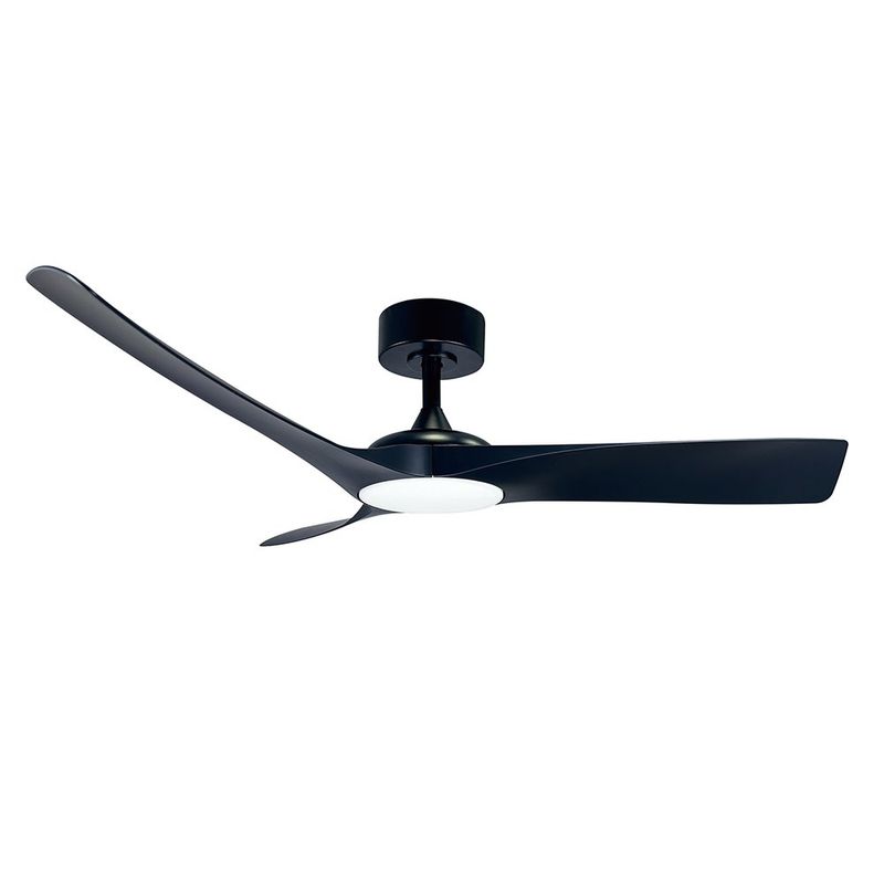 Ventilador de Techo con Luz LED Aruba de 3 Aspas Color Negro 44 Plg