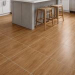 Piso Gres Alba Tabaco Acabado Pulido y Rectificado Color Café de 60 x 60 cm en Caja de 1.44 m²