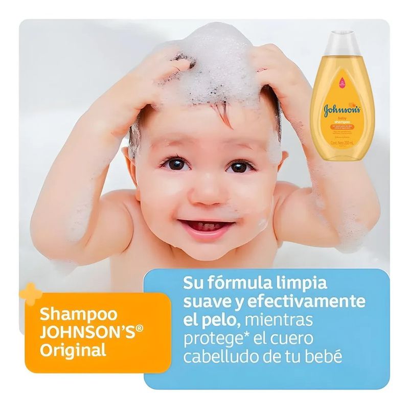 Shampoo Johnson’s Baby Original Aroma Suave 200 mL