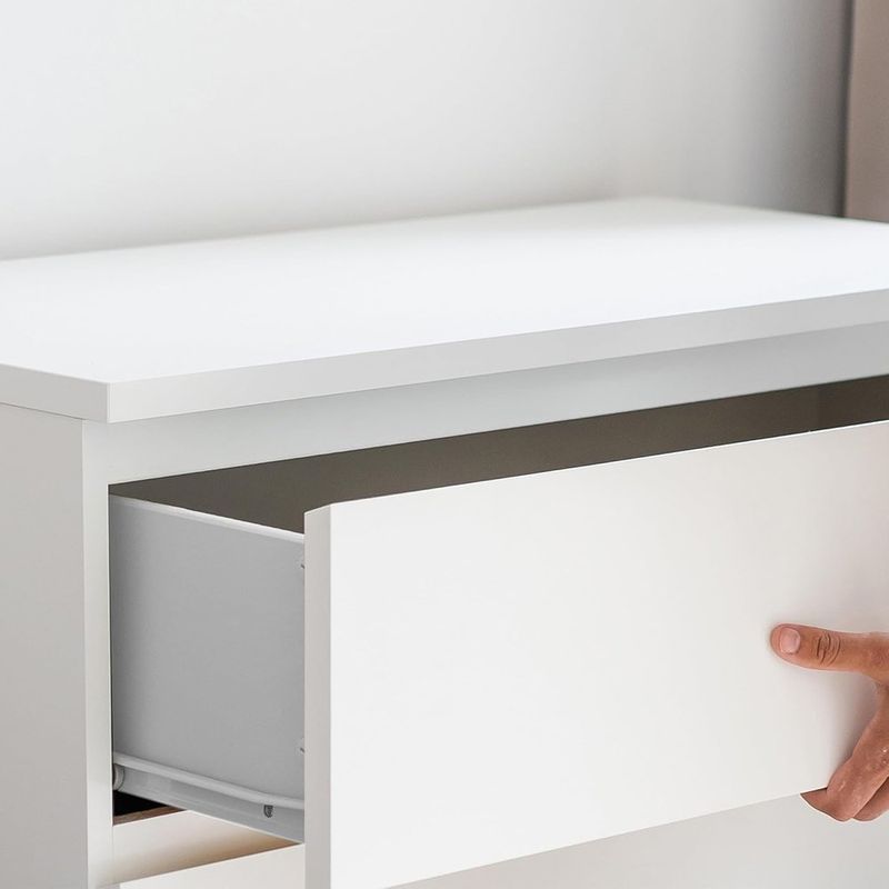 Set de 2 Rieles de Cierre Suave Blanco 22 Plg