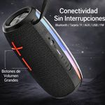 Bocina Portátil ZoundFire Pro Bluetooth con Luces LED IPX6 16 W