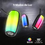 Bocina Portátil ZoundFire Pro Bluetooth con Luces LED IPX6 16 W