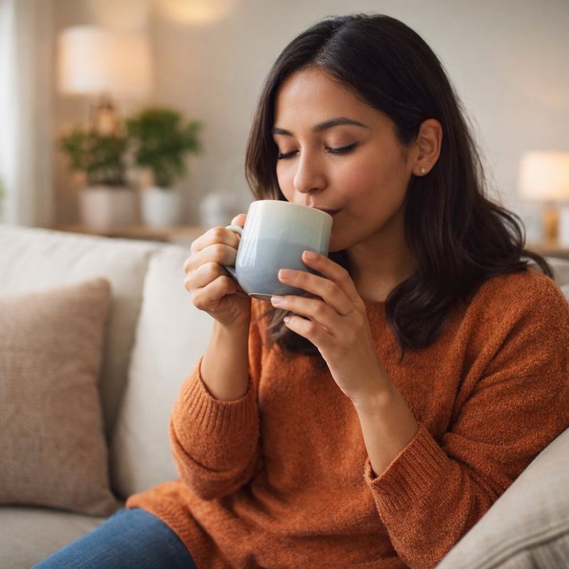 Taza de Cerámica Diseño Degradado Gris 16.2 Onzas