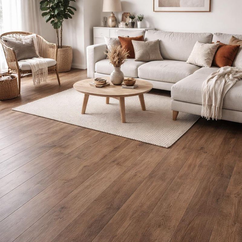 Piso SPC Kenia Color Nogal de 18 x 122 cm en Caja de 2.66 m²