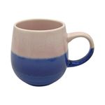 Taza de Cerámica Multicolor Diseño Degradado Azul 16.2 Onzas