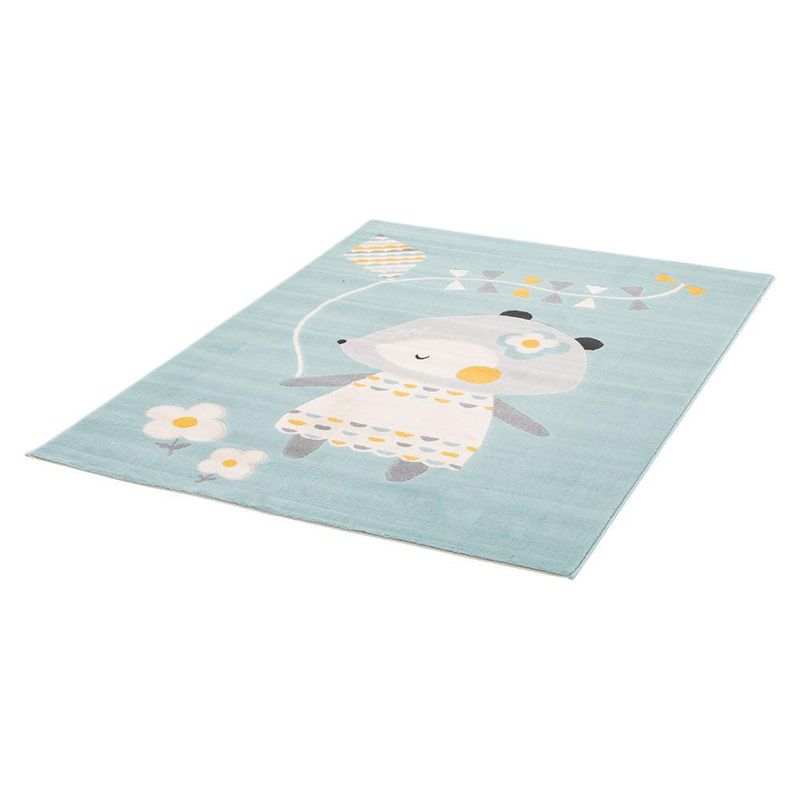 Alfombra Infantil Diseño Osita y Cometa de 120 x 170 Cm