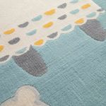 Alfombra Infantil Diseño Osita y Cometa de 120 x 170 Cm