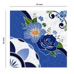 Piso Cerámico Atitlán Acabado Brillante de 43 x 43 cm Color Azul