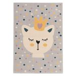 Alfombra Infantil Diseño de Gatita de 120 x 170 Cm