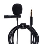 Micrófono para Smartphone 3.5 Mm con Clip Color Negro