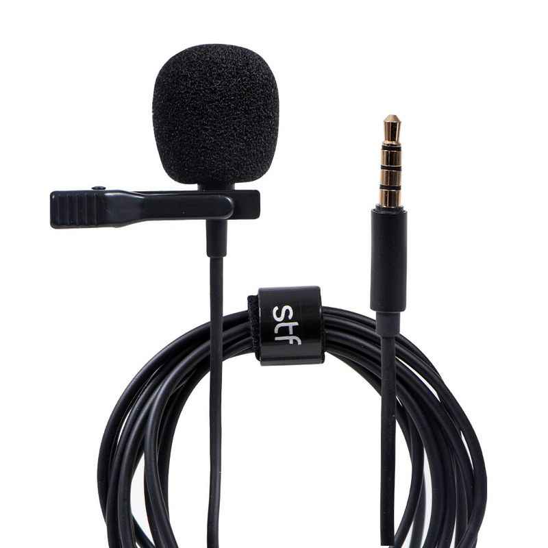 Micrófono para Smartphone 3.5 Mm con Clip Color Negro
