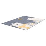 Alfombra Infantil Decorativa Diseño Osos y Pingüinos 120 x 170 Cm
