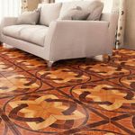 Piso Cerámico 822 Roble Acabado Semibrillante Color Café de 31 x 31 cm en Caja de 2 m²