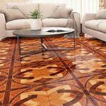 Piso Cerámico 822 Roble Acabado Semibrillante Color Café de 31 x 31 cm en Caja de 2 m²