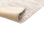 Alfombra Decorativa Eclipse Beige de 120 x 170 Cm