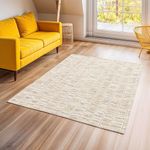 Alfombra Decorativa Eclipse Beige de 120 x 170 Cm
