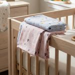 Babero de Lactancia con Diseño Estampado Colores Surtidos de 22 x 18 Cm