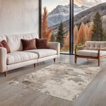 Alfombra Decorativa Reverie Café de 160 x 230 Cm