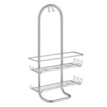 Organizador de Ducha Classico Jumbo Colgante de Metal Cromado