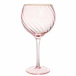 Set de 2 Copas para Vino y Ginebra Fiorella Color Rosado 12 Onzas / 24 Onzas