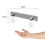 Lámpara de Pared Interior para Sobreponer de 2 Luces Base G9 80 W