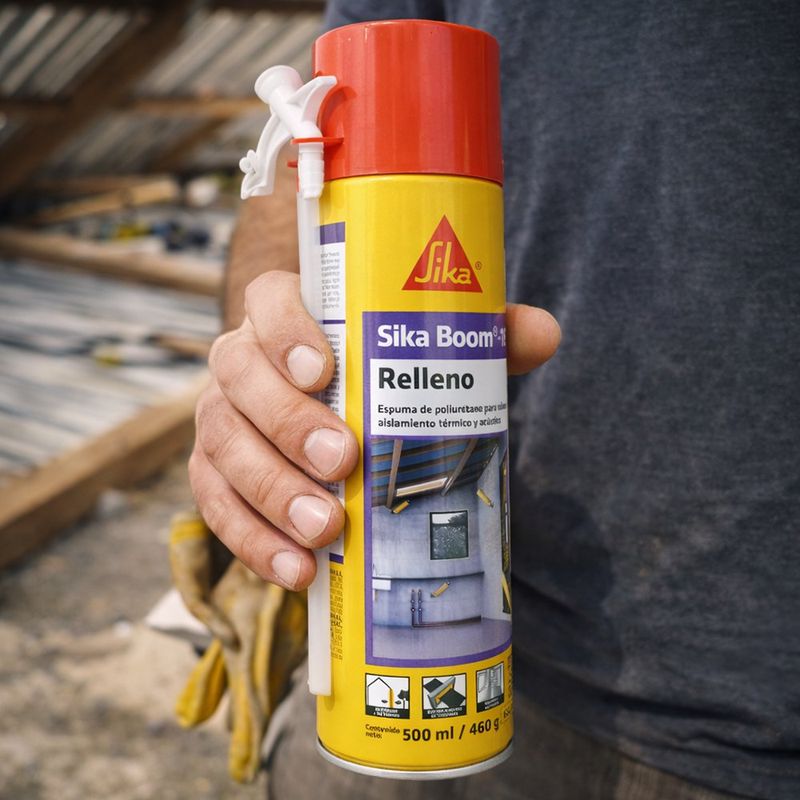 Espuma Expansiva de Relleno y Sellado Sika Boom de 500 ml