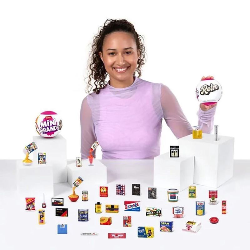 Capsula Sorpresa Coleccionable Mini Brands Comida Retro