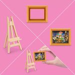 Cápsulas Coleccionables 2 Piezas Mini Brands Create Masterpieces Arte Surtido