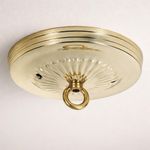 Cubierta para Caja de Luz en Techo de 5 Plg Dorado Latón