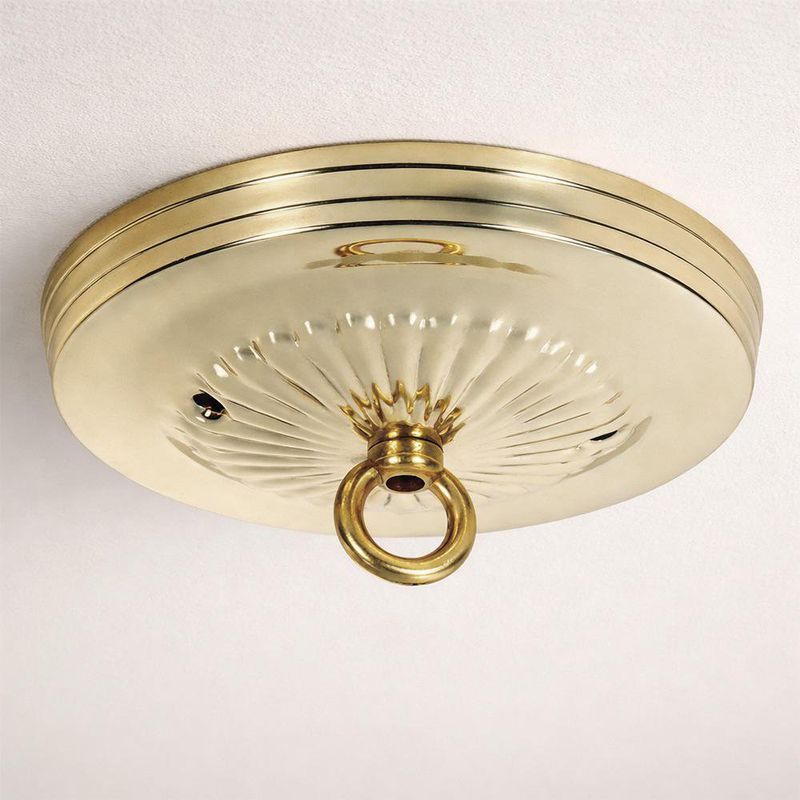 Cubierta para Caja de Luz en Techo de 5 Plg Dorado Latón