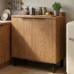 Gabinete de Cocina Base Toscana con 2 Puertas Color Café 80 Cm