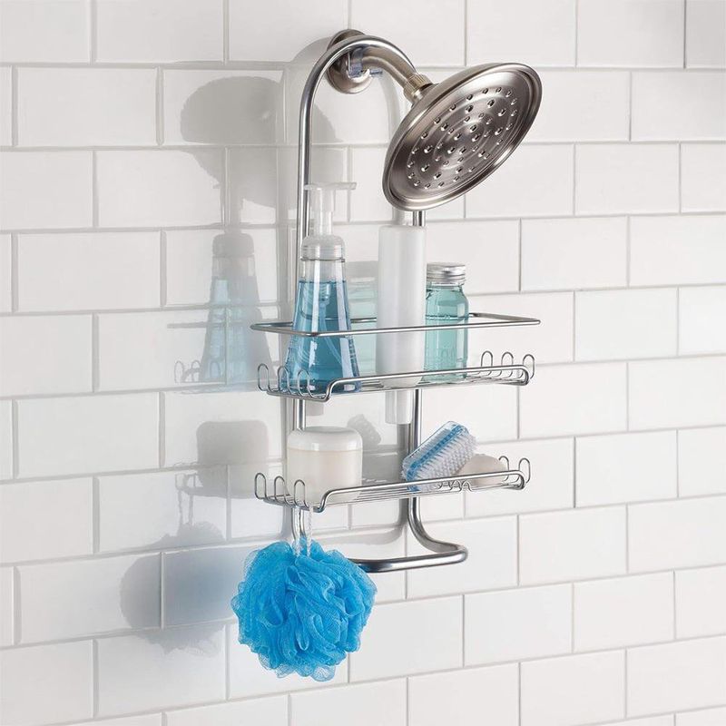 Organizador de Ducha Classico Jumbo Colgante de Metal Cromado
