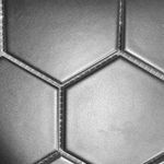 Malla Decorativa Hexa de 29 x 25 cm Color Negro