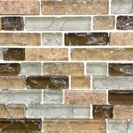 Malla Decorativa Enzo de 30 x 30 cm Color Café