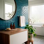 Malla Decorativa Clay de 30 x 30 cm Color Azul