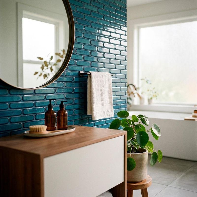 Malla Decorativa Clay de 30 x 30 cm Color Azul