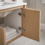 Bisagra Bidimensional de Acero Canto Medio de 95° para Gabinete en Set de 2 Uds