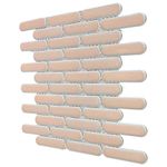 Malla Decorativa Clay de 30 x 30 cm Color Rosado