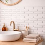 Malla Decorativa Clay de 30 x 30 cm Color Blanco