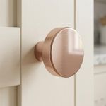 Halador de Perilla Color Níquel de 34 mm