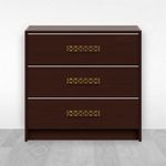 Halador de Arco con Diseño Petate en Latón Antiguo de 128 mm