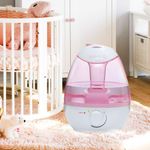 Humidificador Ultrasónico Cool Mist Rosa - Safety First