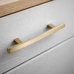 Halador de Barra de 167 mm Acabado Dorado