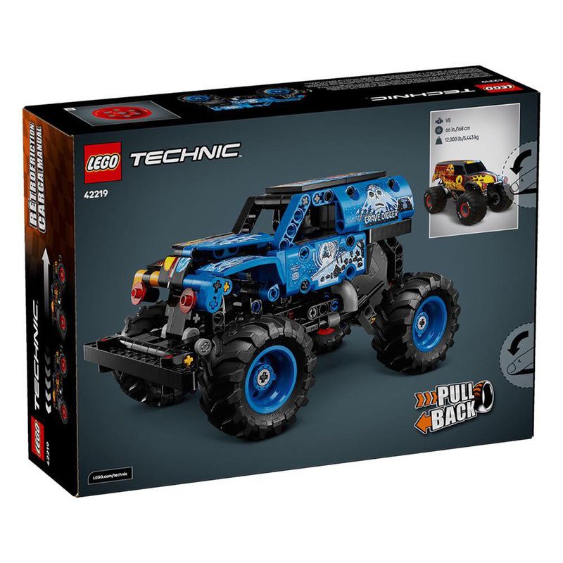 LEGO Technic Monster Jam Grave Digger Fuego y Hielo