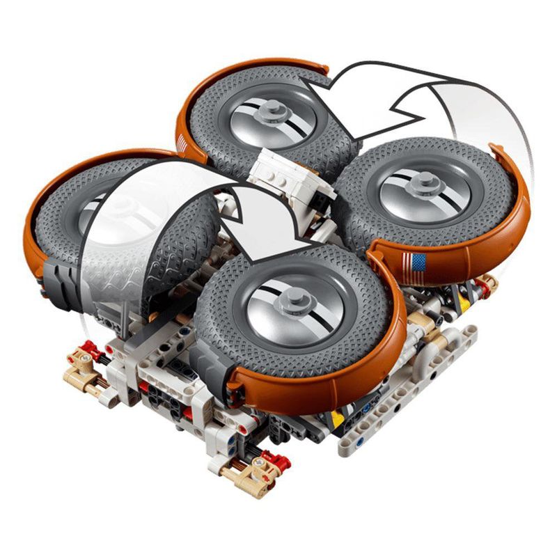 LEGO Technic Vehículo LRV de Exploración Lunar NASA Apolo 1913 Piezas